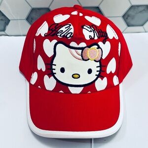 Red Hello Kitty Girls Cap